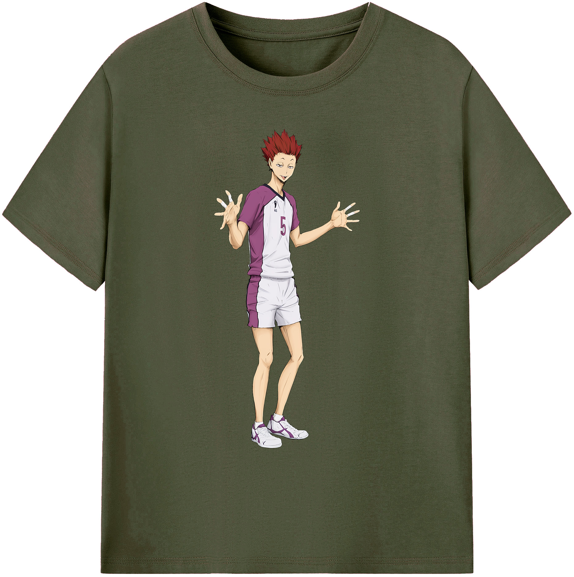 （画像用） ハイキュー!! Haikyu!! 綿100％ メンズ半袖Tシャツ｜肌触りやわらか＆通気性